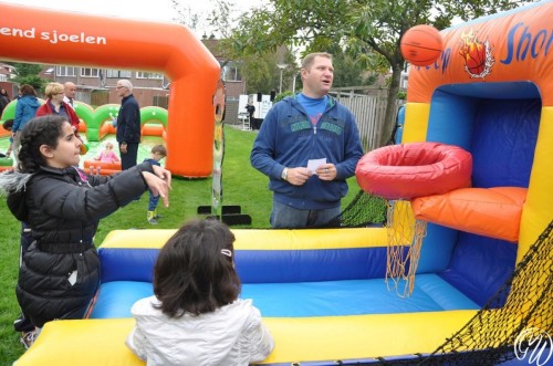 Basketbalspel opblaasbaar